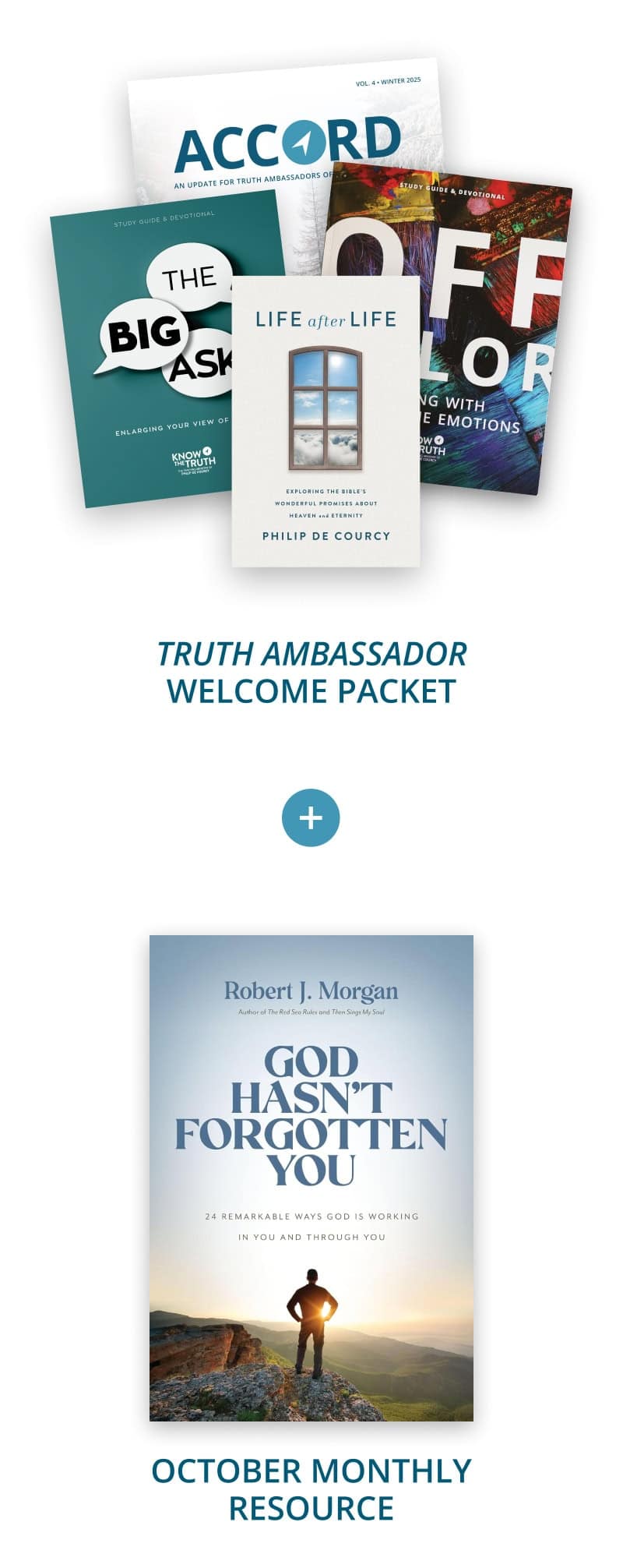 Truth ambassador welcome pack.